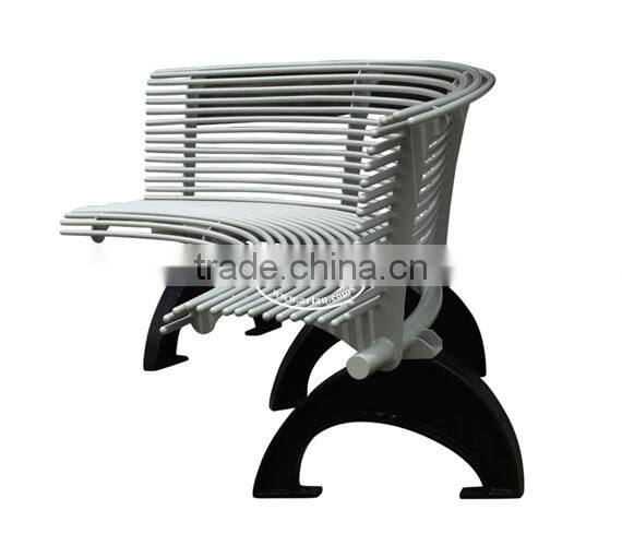 Arlau Cast Aluminum Patio Sets,Steel Bench Benches For Public Park,Iron Garden Bench Chair