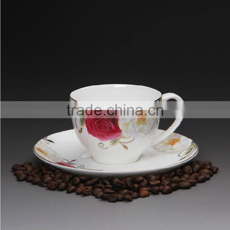 Tableware beautifull cups and saucers set, royal porcelain tea sets, arita porcelain tea set