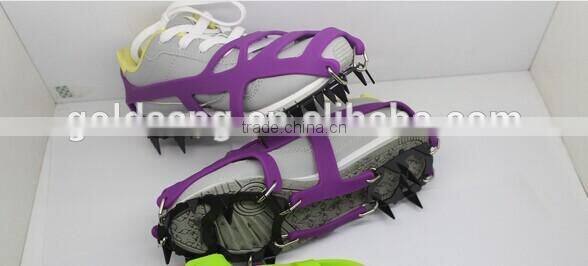 Five teeth Rain and snow weather or leisure fishing anti-skid silicone crampon