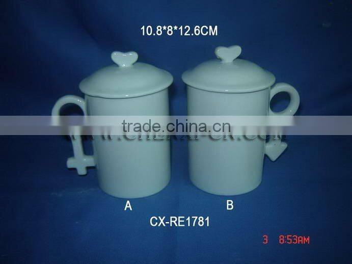 Plain Porcelain Sugar Bowl With Spoon ceramic ceramic mug with elegant design-Ceramic sugar bowl