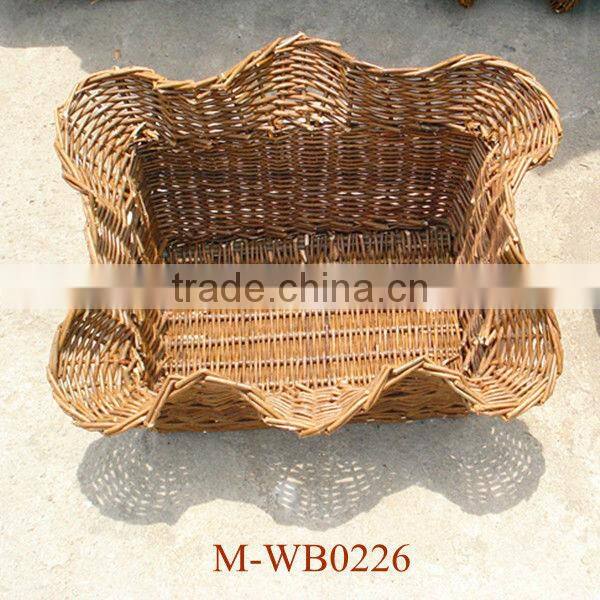 willow handmade disposable white wicker tray