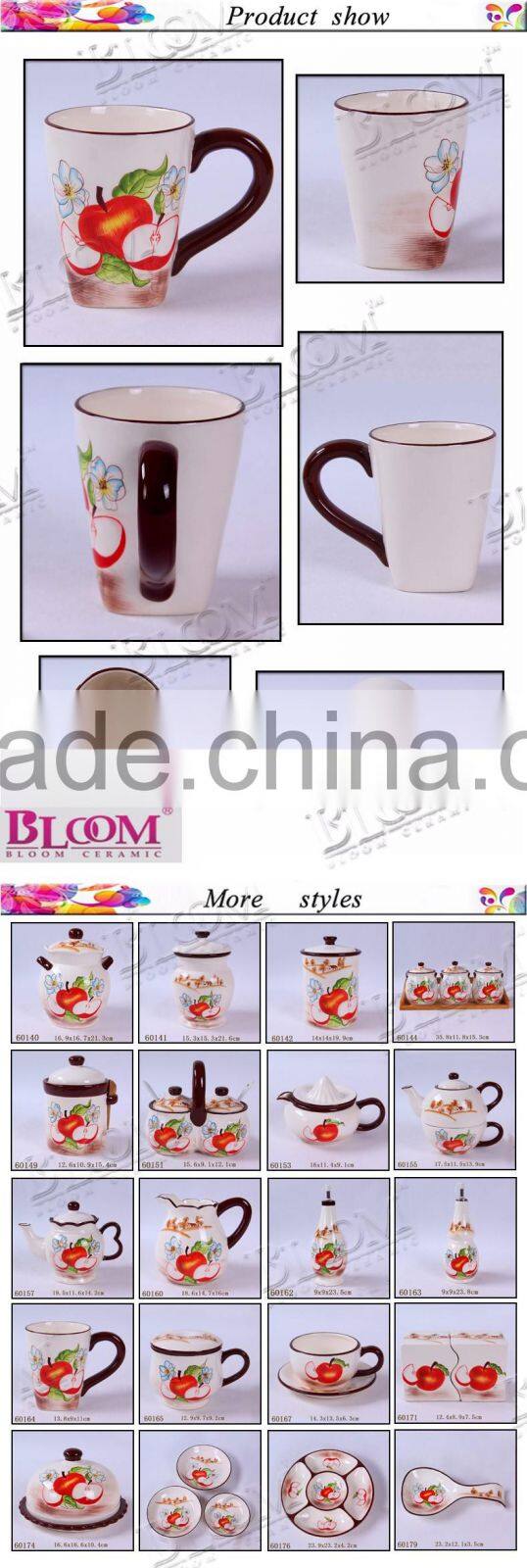 Factory direct custom decal design ceramic cup