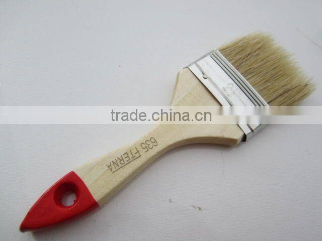 3" bristle paint brush wooden handle
