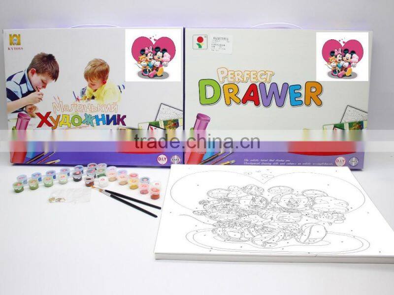 DIY Digital Painting Educational paint kit toy