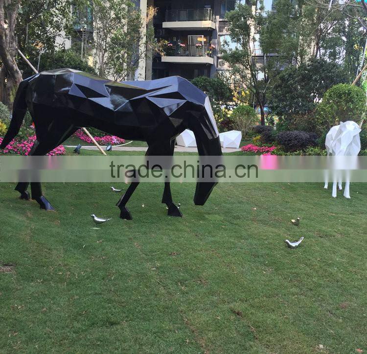 FRP horse sculpture statue