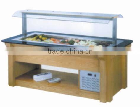 Painted kitchen wood buffet cabinet