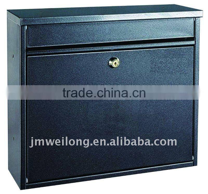 Decorative metal mailbox