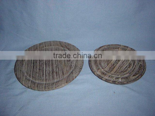 wooden plates for restaurants