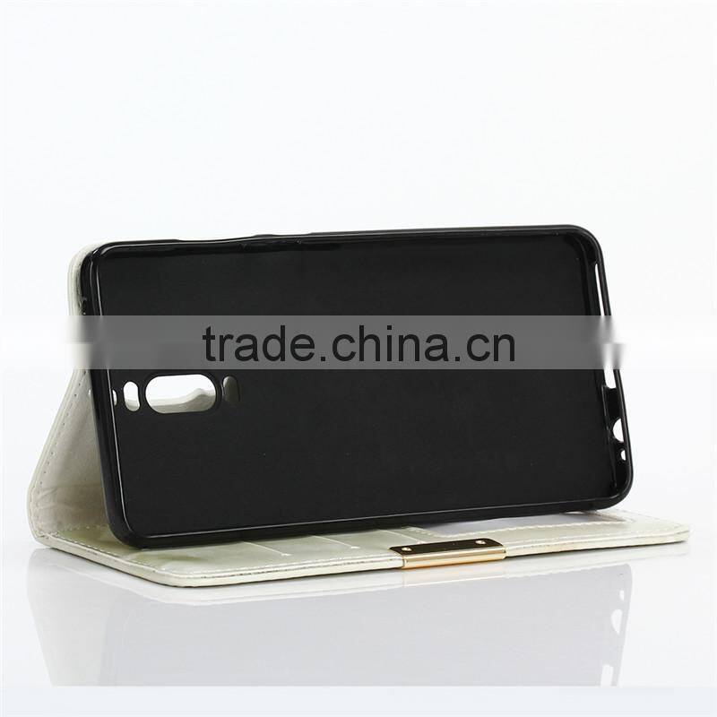 Noble design high quality marble PU card bumper/pocket cell phone case for Huawei