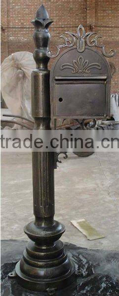 cast iron aluminum home garden mailbox