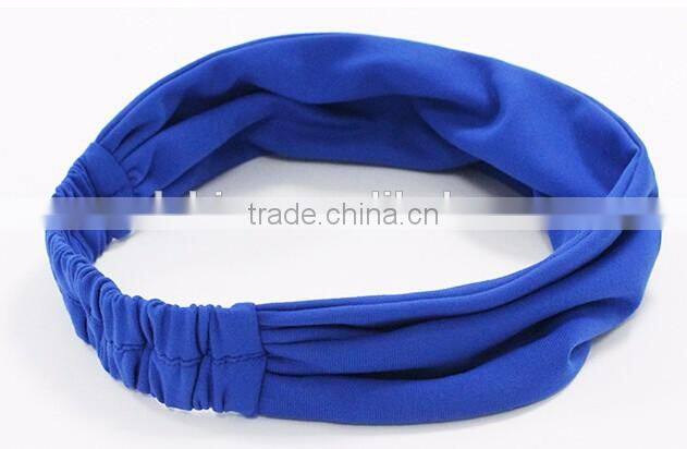 High quality fashion good comfortable absorption Yoga hair band sports hair band