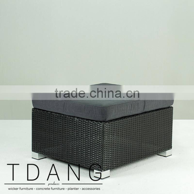 Kessler Wicker Ottoman - Outdoor Wicker Ottoman