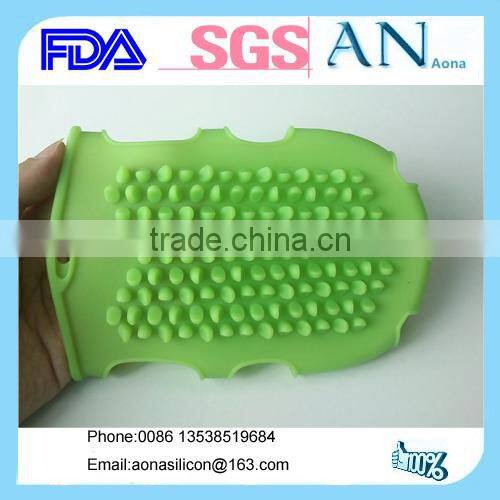HOT Selling Silicone Massage Bath Gloves Silicone Massage Glove