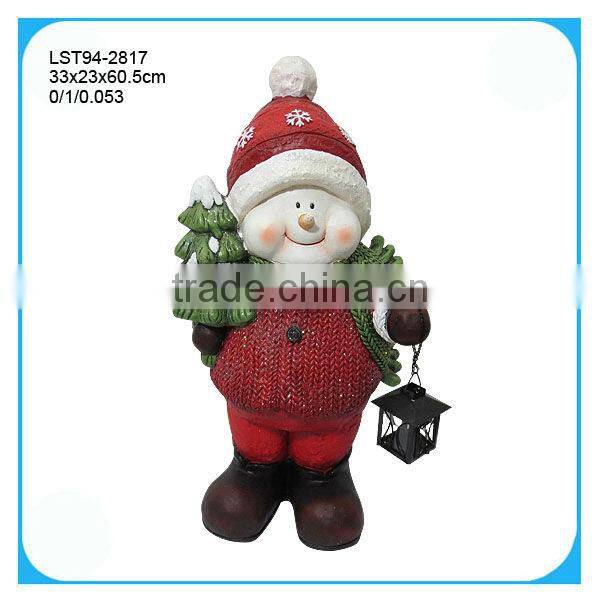 hot selling christmas snowman figurine