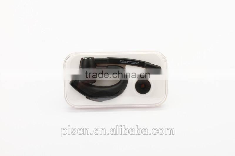 Pisen Rotatable Ear Hook Handfree NFC Connection Noise Cancelling Mini Wireless Earbud Stereo Bluetooth Earphone With Double Mic
