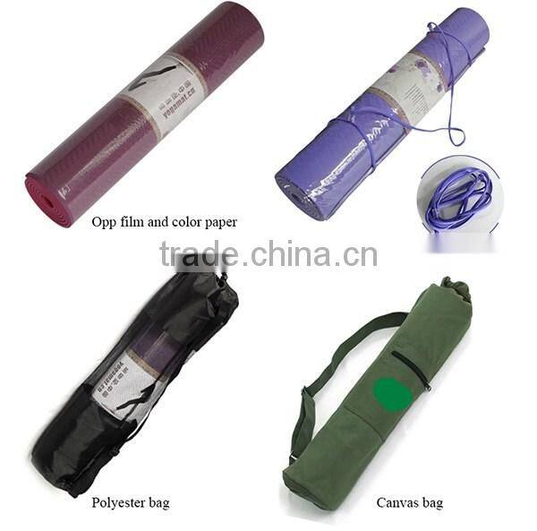 Factory supply new design good quality 6mm TPE yoga mats