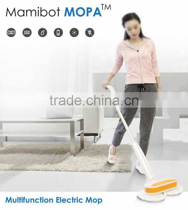 Electronic cordless Mop with water tank /wet and dry floor mop