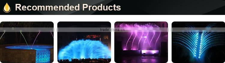 Stainless steel or plastic board floating fountains for lake