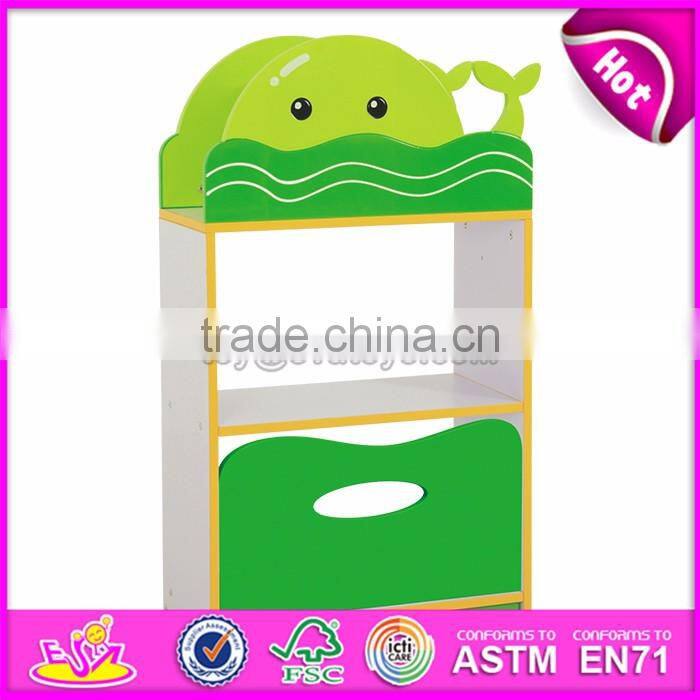 Customized early education center wooden children toy storage furniture W08C202