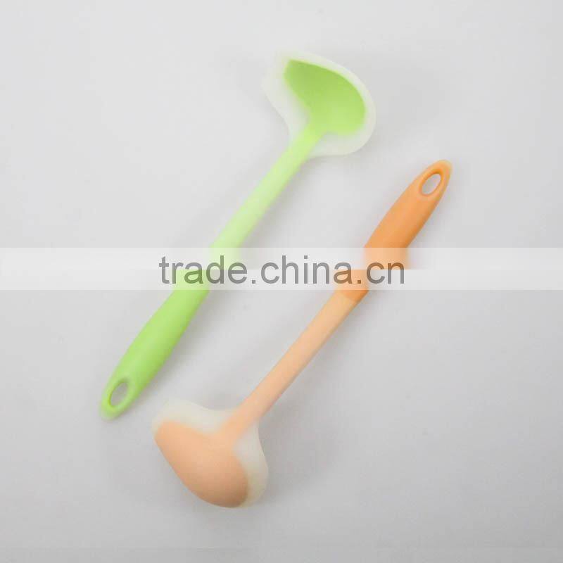 Silicone decorative serving spoons,cooling best soup spoon,custom soup spoon