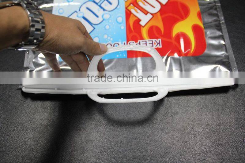 Custom Plastic Insulated Aluminum Cooler Bag Insulated Thermal Bag Insulated Foil Grocery Bag