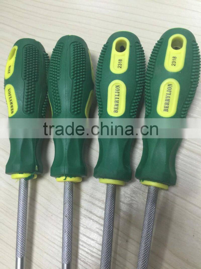 Berrylion Dual Color Screwdriver CR-V Slotted & Phillips SCREWDRIVER