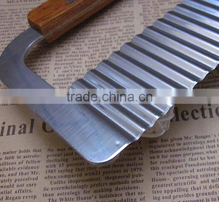 High quality stainless steel potato chip cutter/waving knife