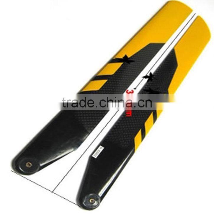 2 X 325mm Helicopter Main Rotor Blade Carbon Blade For Trex 450 XL SE V2