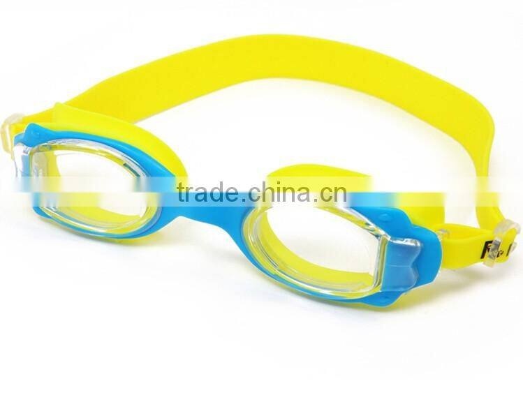 2016 Newest PC Lenses Anti-fog Silicone Swimming Goggles
