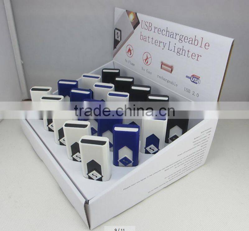 colorful refilled electronic usb lighter