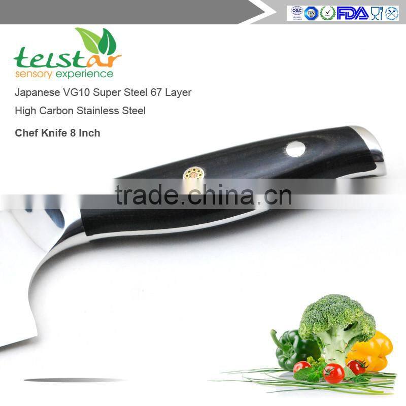 Japanese 8 "Damascus steel 67 VG10 chef knife