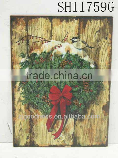 HOT SALE 8''x10-3/4'' ART WALL PLAQUE RUSTY GARDEN DECORATION