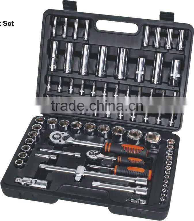 77 pcs 1/4"&1/2" 1 inch drive socket set