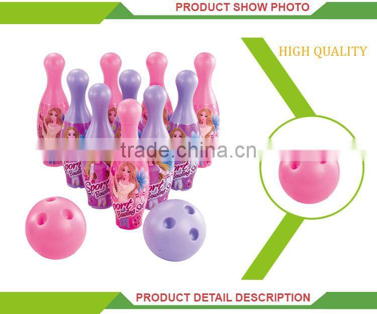 Children outdoor play set toy mini colorful indoor bowling games