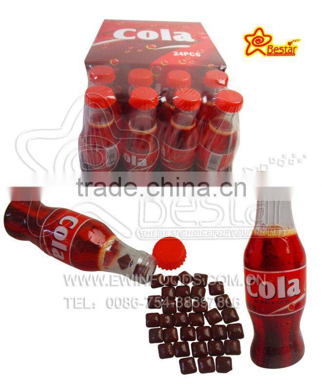 Cola Soda Water Bottle Mini Bubble Gum 6g