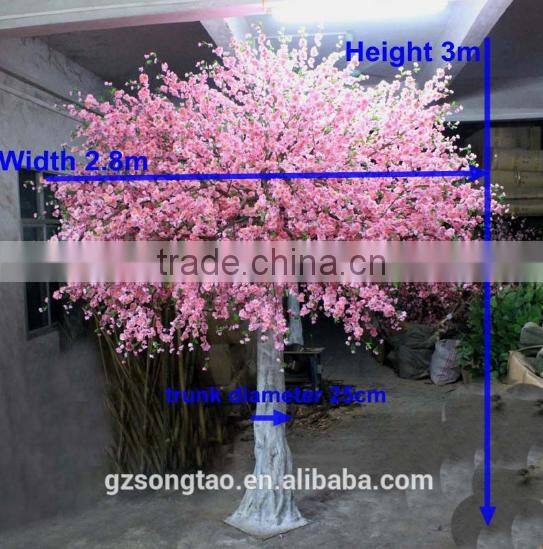 Hot sale cherry blossom tree garden cheap artificial wedding cherry tree fantasy artificial cherry tree