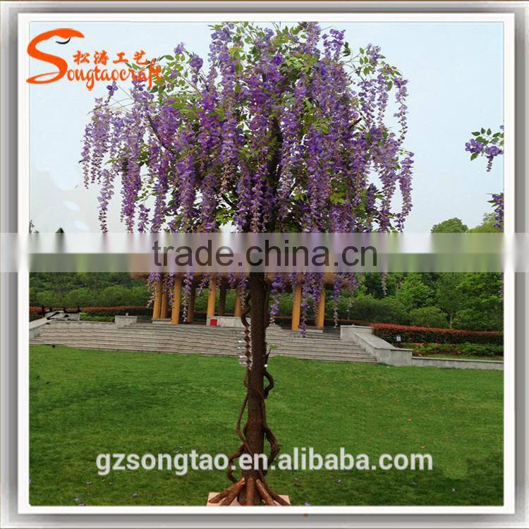 Most colorful flower tree wisteria artificial wholesale