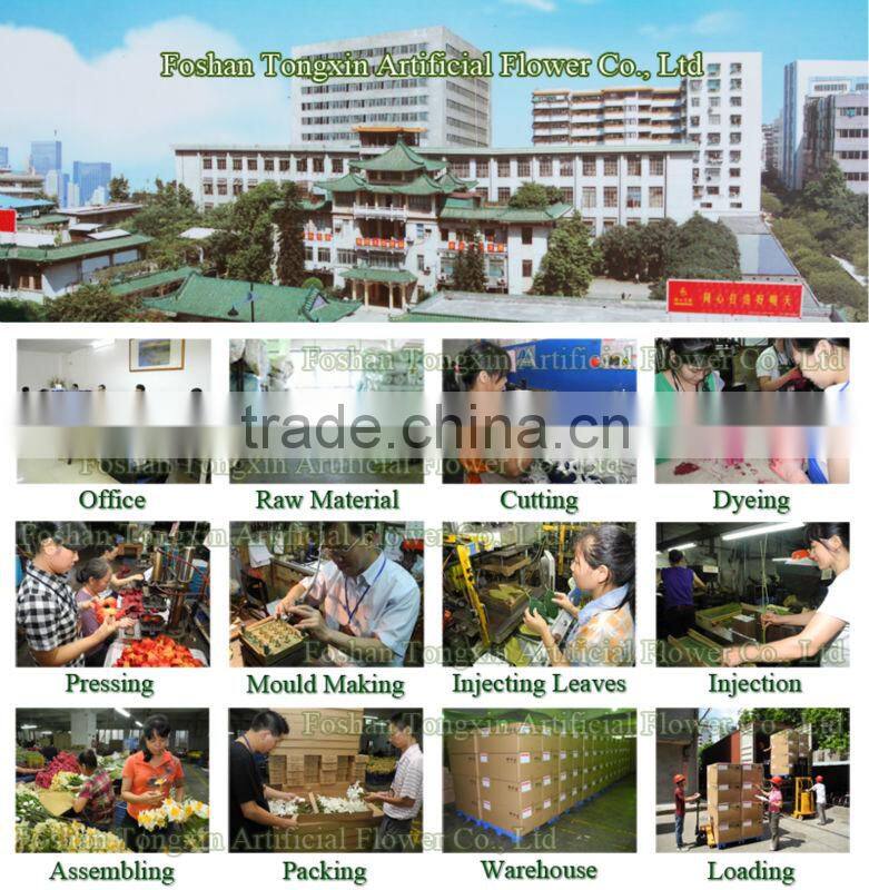 valentine single stem artificial eva lily flowers