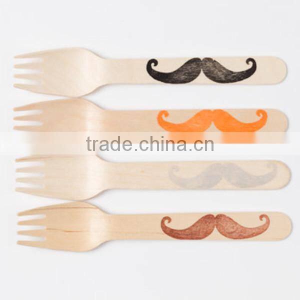 Cheap Disposable Custom Printed Wooden Spoon