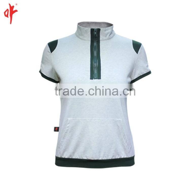 China factory 100% cotton pedestrianism outdoor sports t shirts/climbing shirts for Ladies