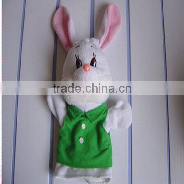 Hot selling baby child cow hand puppet baby plush puppets for children