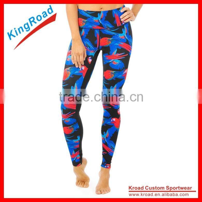 2015 OEM Sublimation Camouflage Suits Compression Pants Yoga Pants