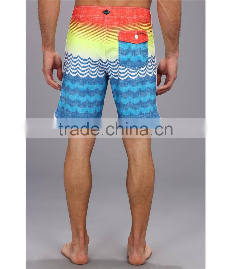 A frame wave printed custom mens swimwear and beachwear boardshorts