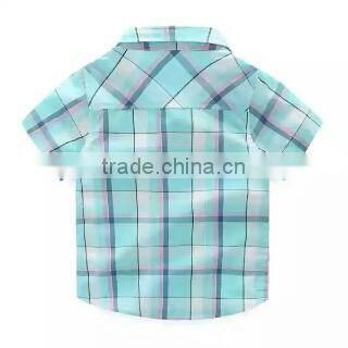 2016 baby clothes cheap custom wholesale china plaid fashion thicken clothing winter boys short sleeve polo t-shirt
