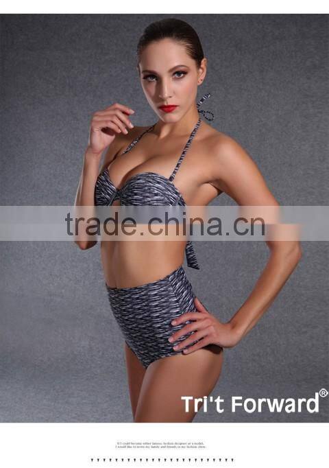 2016 swimwear OEM unique design young girl sexy eyeball-catching bikini