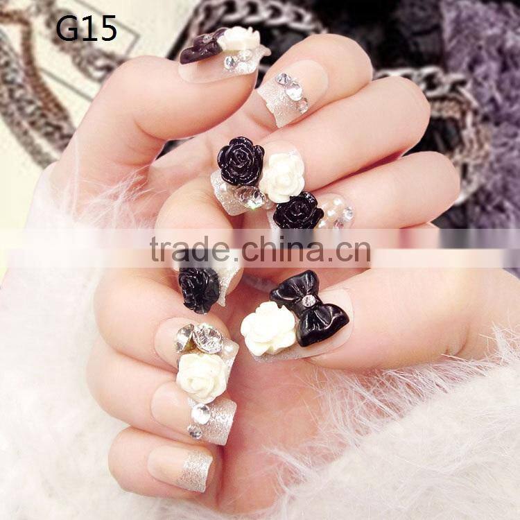 2017 Manicure Artificial Full Nails Art Finished Nails