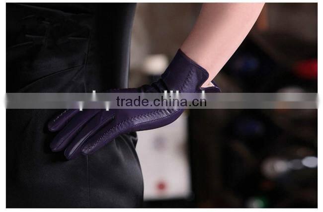 lady's fashion leather gloves
