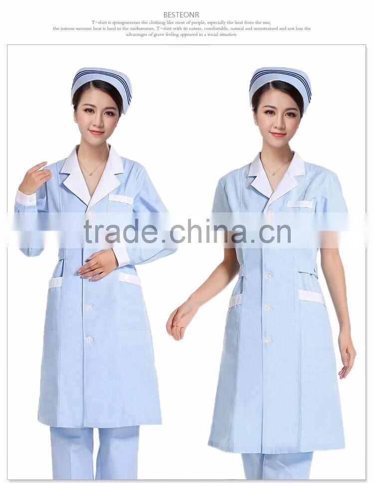 Juqian 2016 custom fashionable colourful cheap workwear hospital uniform nurse uniform