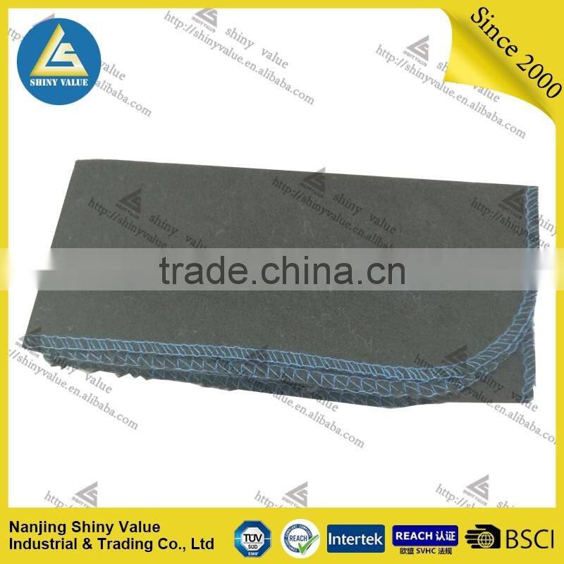 poartable shoe shine bags with pig'hair wooden shoe brushes and cleaning cloth