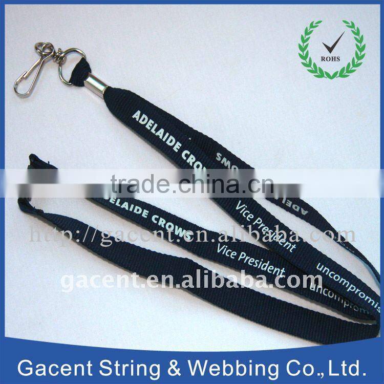 Printing satin lanyard